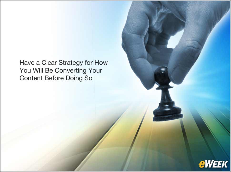 4 - Have a Conversion Strategy